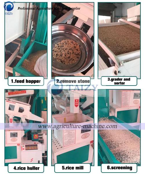 Factory-direct rice milling machine small rice processing machine