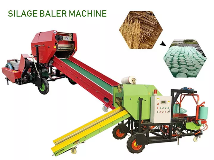 Silage baler machine | full-automatic silage baling machine