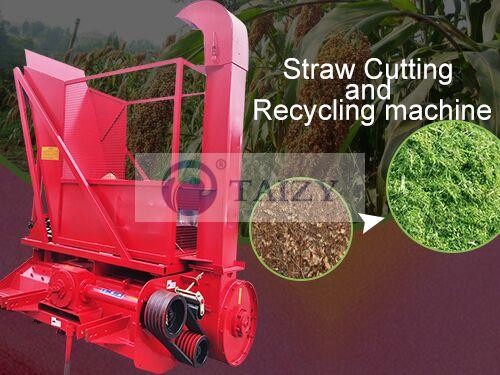 Silage harvester machine with tractor / Forage harvester / Straw harvester 