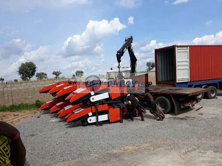 1 Row Corn Harvester Delivery Site