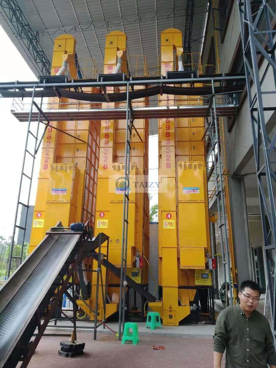 The six advantages of mixed flow bean drying machine