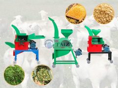 Cortadora de granza y trituradora de granos multifunción