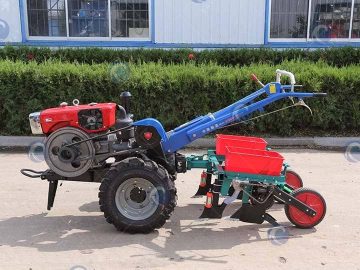 Manual Walking Tractor With Corn Planter 