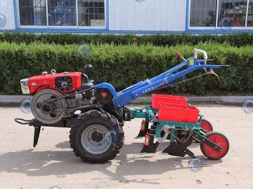 manual walking tractor with corn planter 