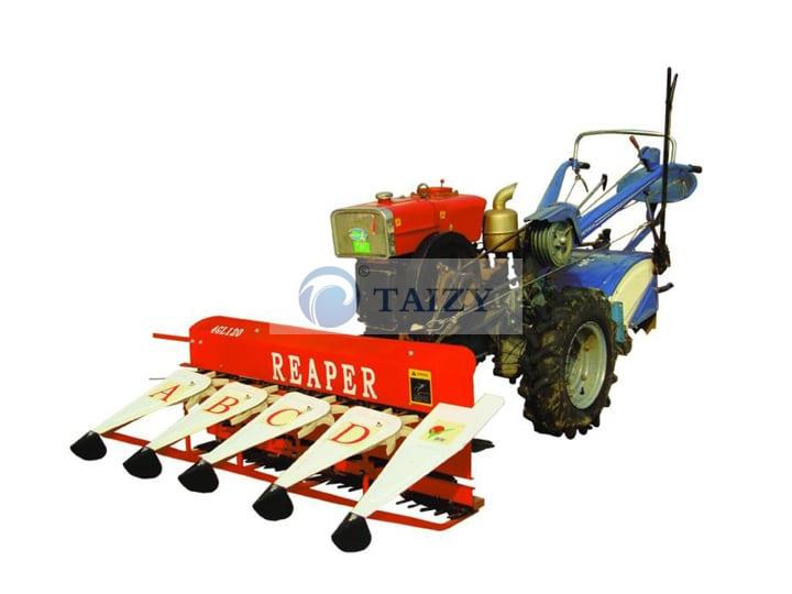 Walking-Tractor-With-Harvester