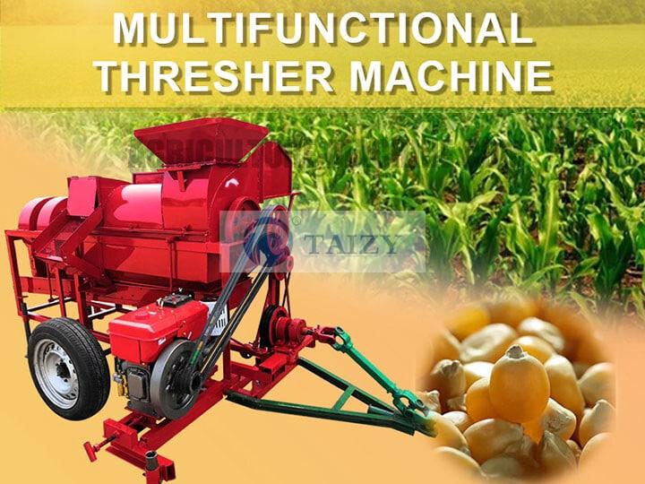Multifunctional thresher 5T-1000 for rice corn wheat sorghum
