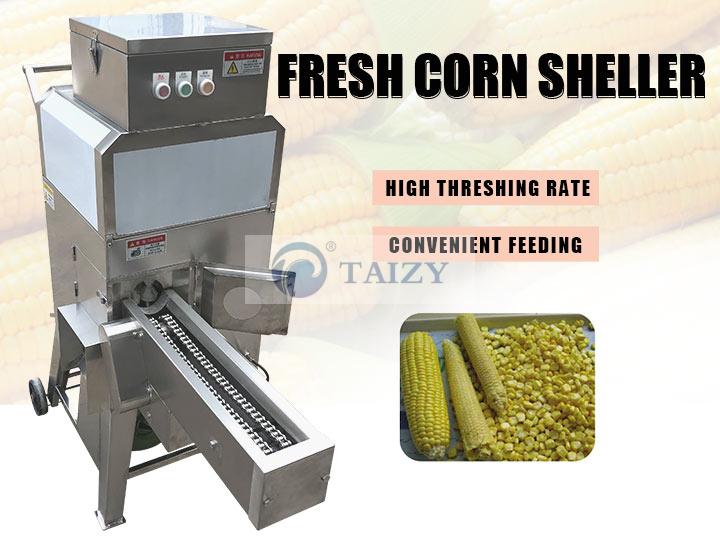 Fresh corn thresher | Sweet corn thresher | Sweet maize sheller