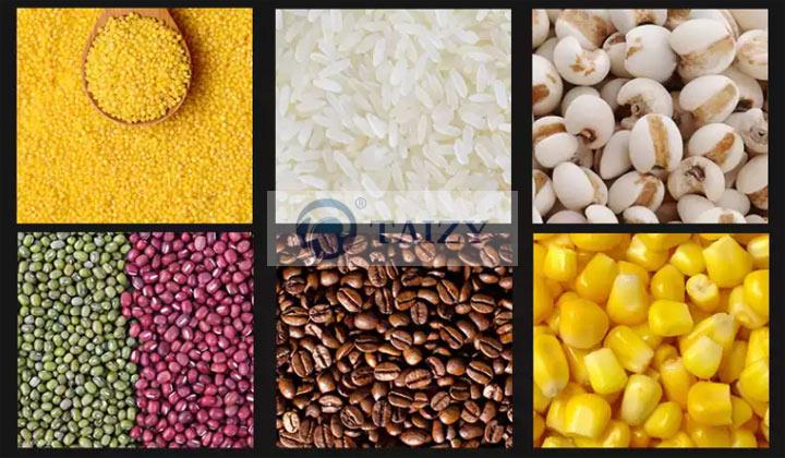 Elimine las impurezas del mijo, el trigo, el arroz, la soja, el frijol mungo,