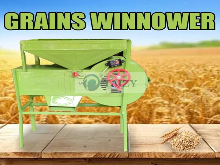 Grain winnower machine