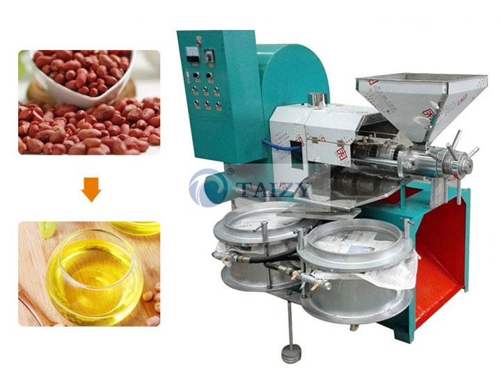 Screw peanut, sesame oil press machine press oil extraction