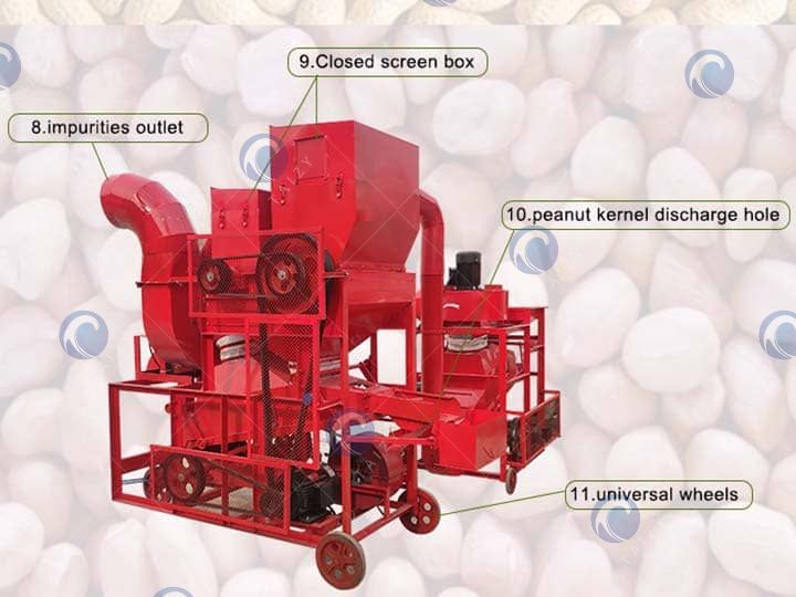 industrial peanut shelling machine