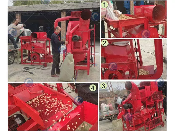 Industrial Combined Peanut Groundnut Shelling Machine