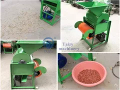 Detalles de la máquina trilladora de maní