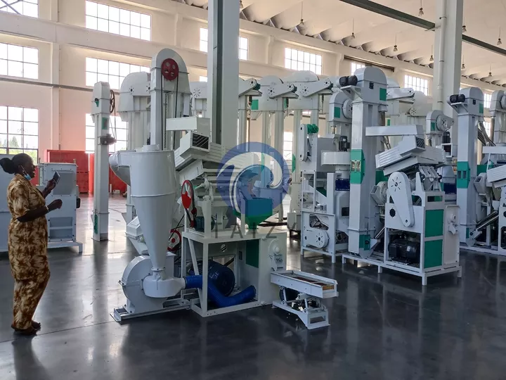 rice milling machinery visit