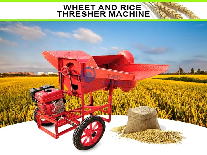 Wheat And Rice Thresher