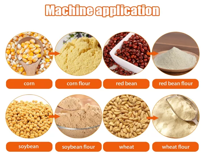 تطبيقات آلة مطحنة الأرز
