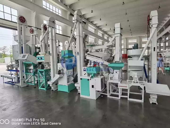 Complete Paddy Rice Milling Line
