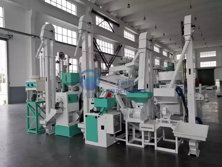 Complete Rice Milling Production Line