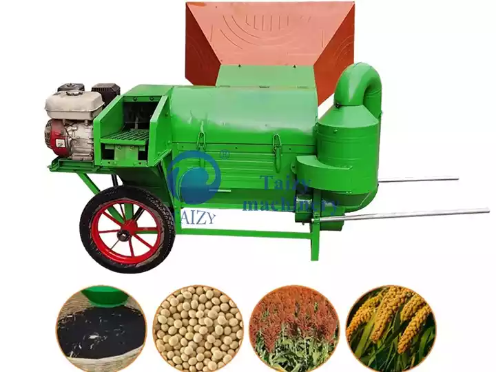 Thresher machine for rice, wheat, millet