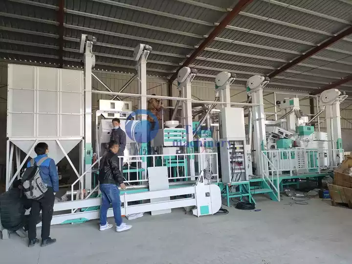 Rice Milling Line On-Site Demonstration