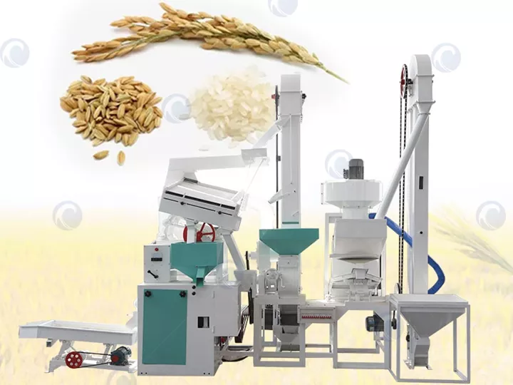 15TPD Complete Rice Mill Plant Raw Grain Processing Equipment