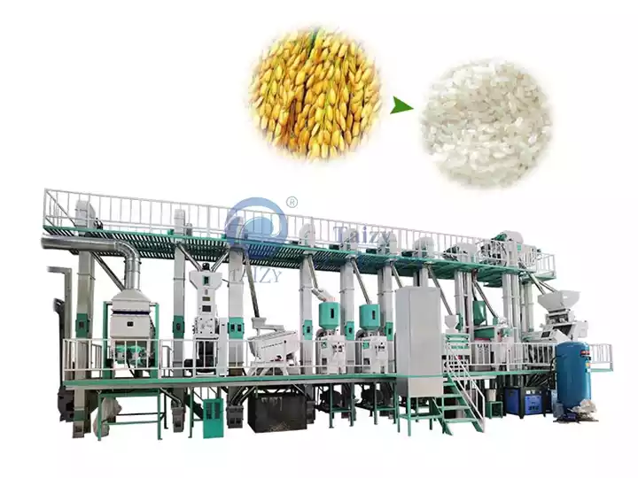 50-60Tons Per Day Complete Set Rice Processing Unit