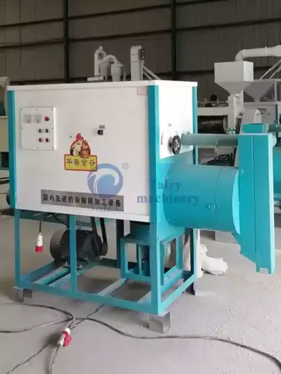 máquina de remoção de casca de feijão