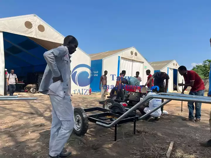 corn shelling and threshing machine