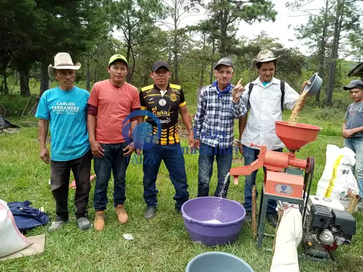 feedback da máquina de processamento de arroz branco