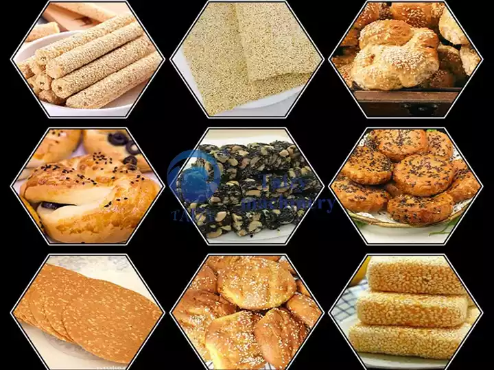 applications of sesame shelling machine