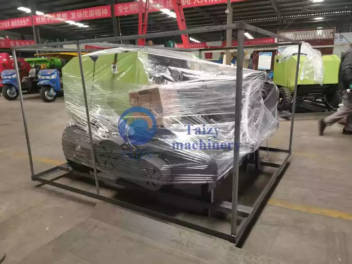silage straw crushing baler machine