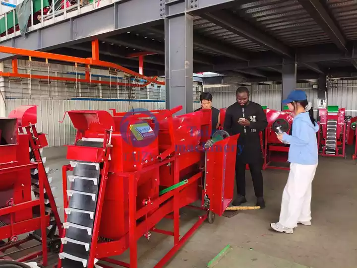 peanut picking harvester machine