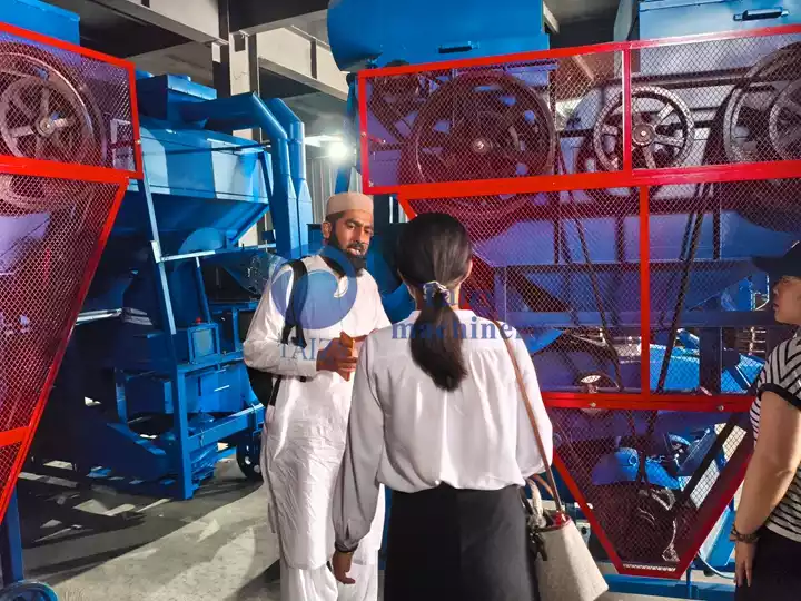 combined peanut sheller details inspection