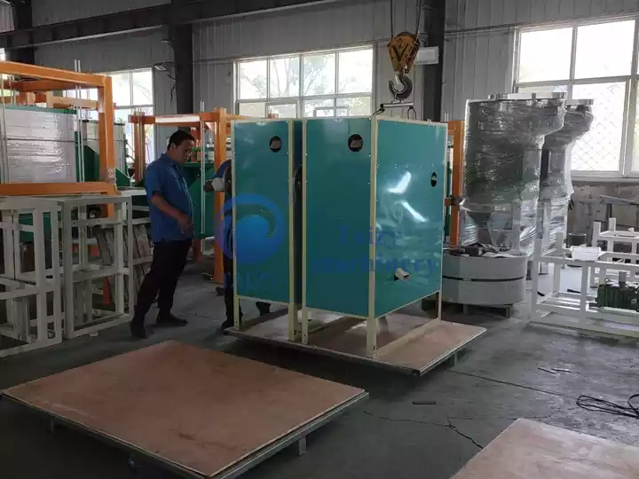 máquina limpiadora de maíz