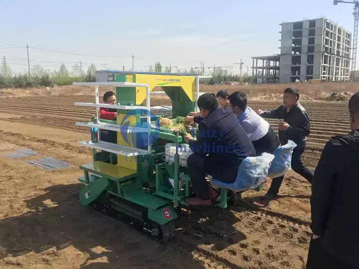 máquina de transplante de vegetais