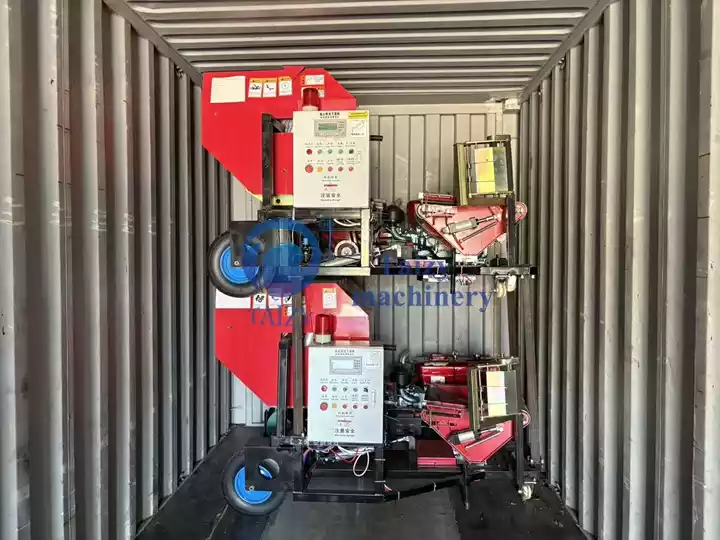 silage baler and wrapper machine