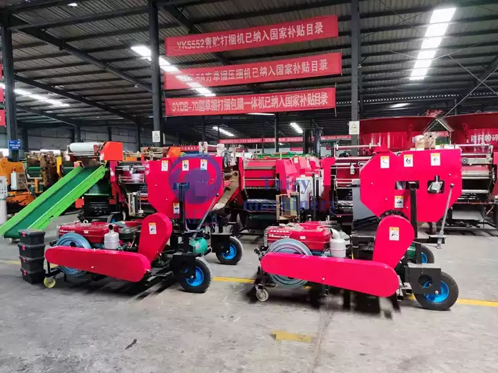 Máquinas de empacotamento de silagem