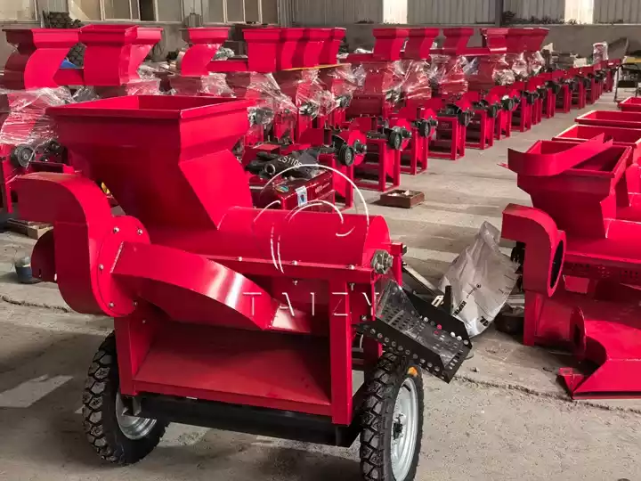 corn hulling machines