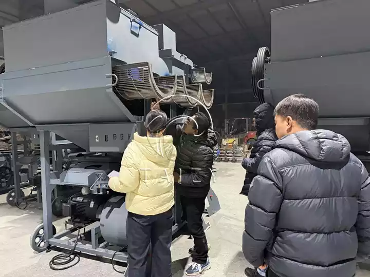 peanut shelling cleaning machine