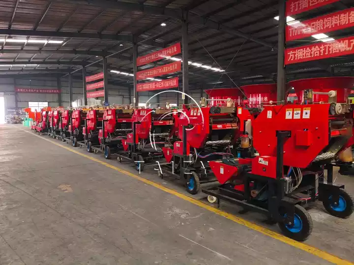 silage round bale wrapper machines