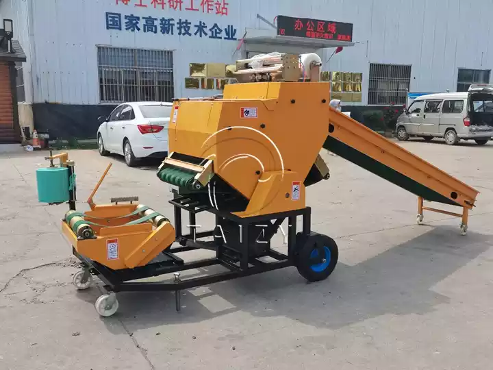 automatic forage bale wrapper