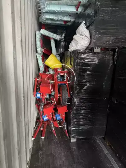 planting machines loading site