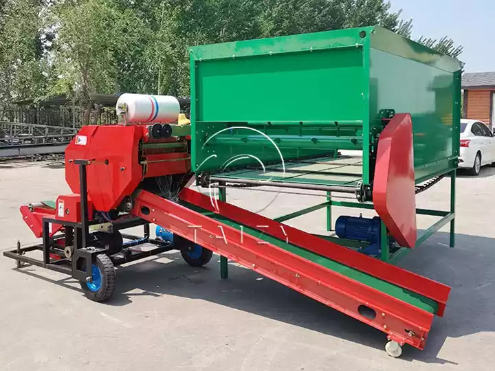 máquina para hacer fardos de ensilado