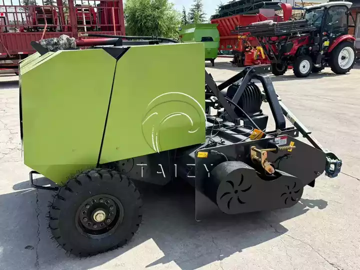 straw crusher picker baler machine