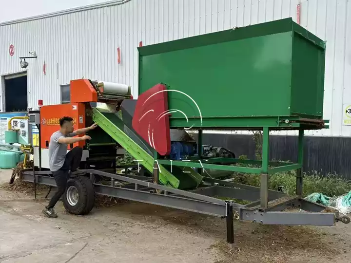Enveloppeuse automatique pour presse à ensilage