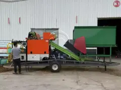 machine d’empaquetage et d’enveloppement d’ensilage pour foin
