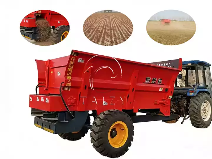 Camion épandeur de fumier et d’engrais