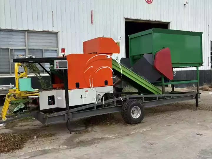 round silage baler machine