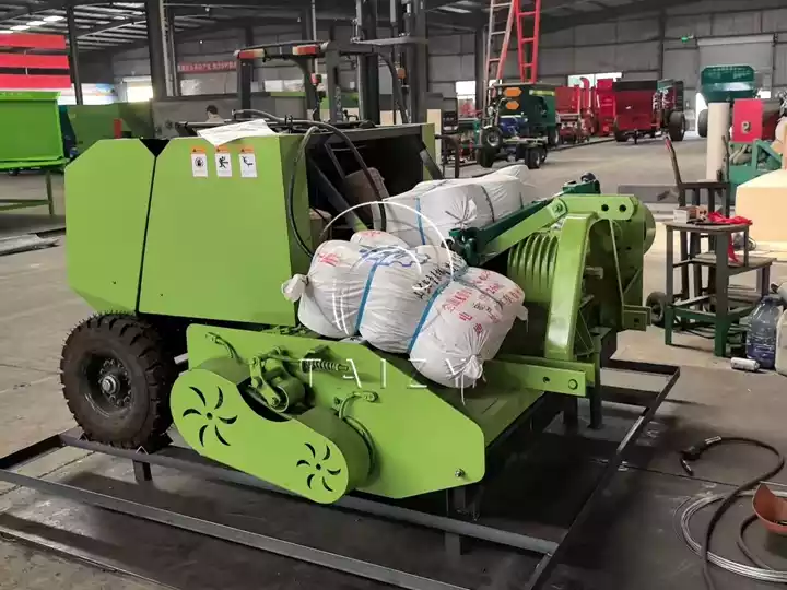 hay cutting and baling machine