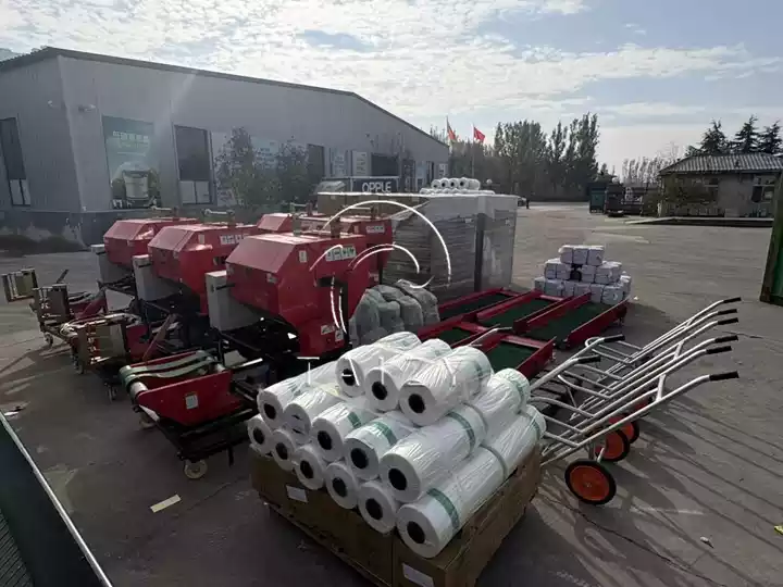 silage bale wrapping machines